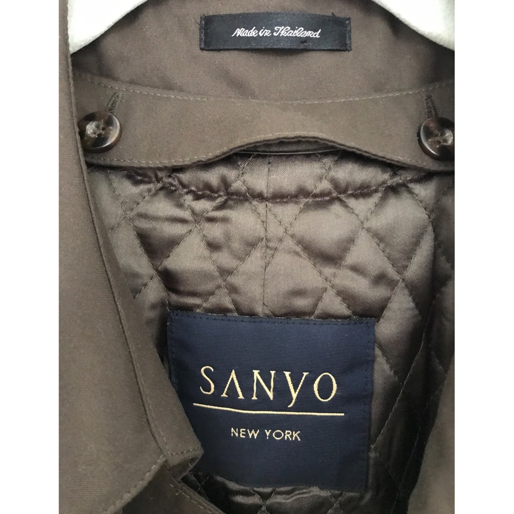 SANYO Men’s Trench Coat - Picture 3 of 4